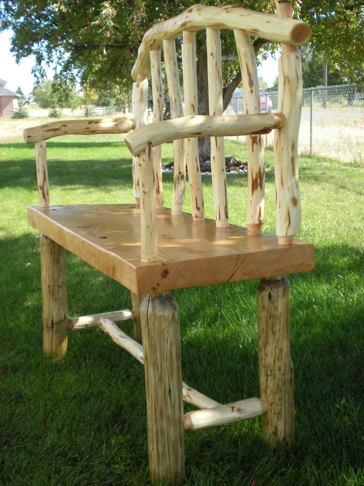Ket Noi Viet Cedar Log Bench Plans Wooden Plans
