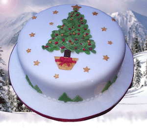 OutCakes: Christmas tree Xmas Cake