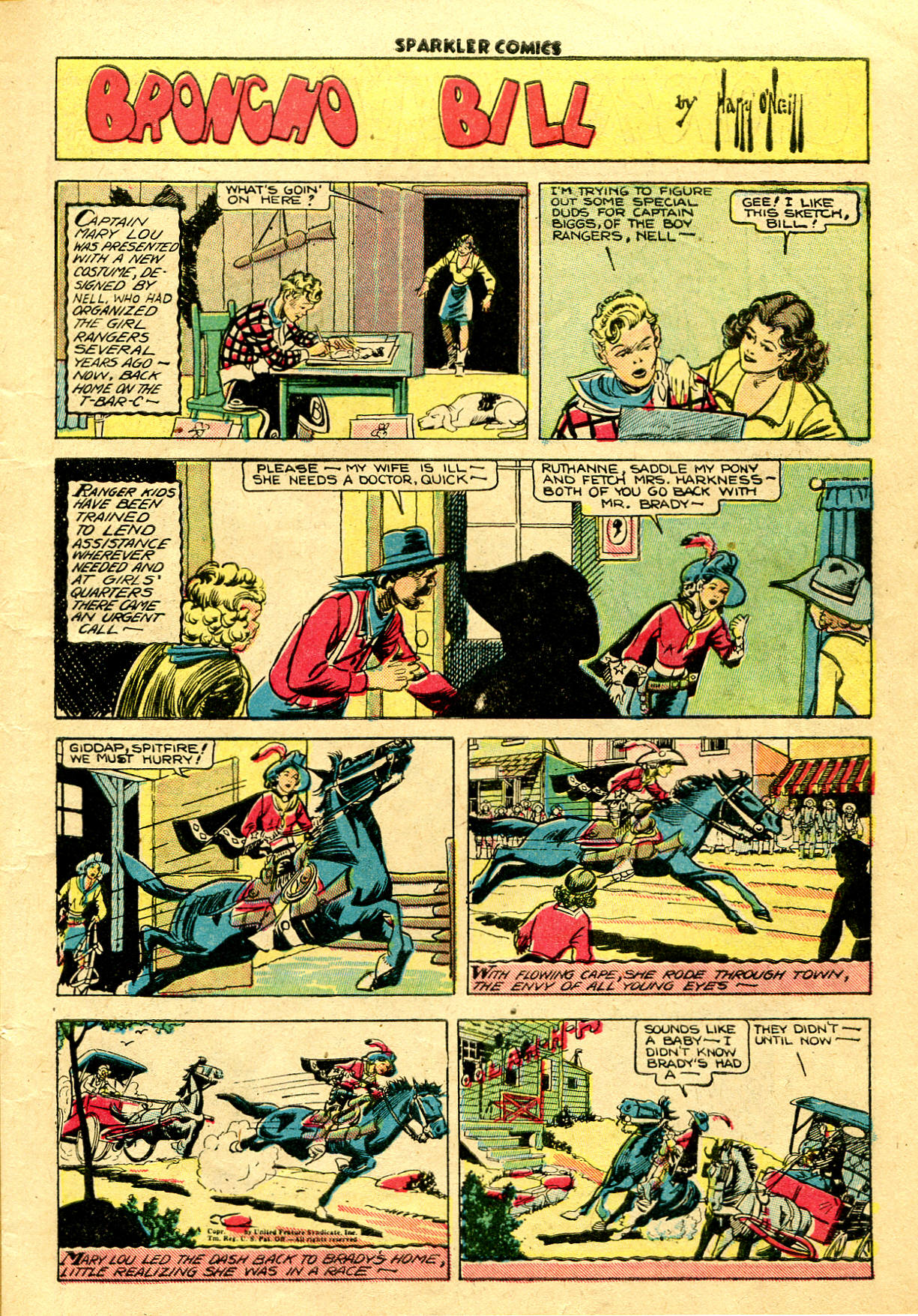 Read online Sparkler Comics comic -  Issue #38 - 13