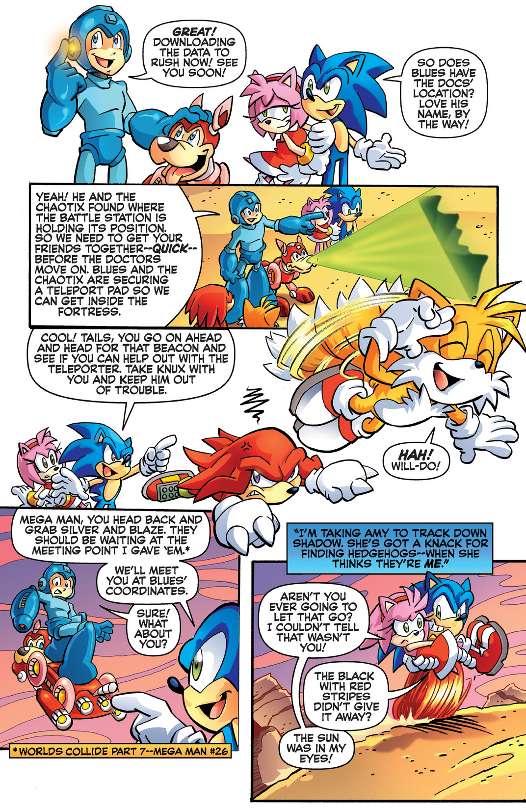 Read online Sonic Mega Man Worlds Collide comic -  Issue # Vol 2 - 99