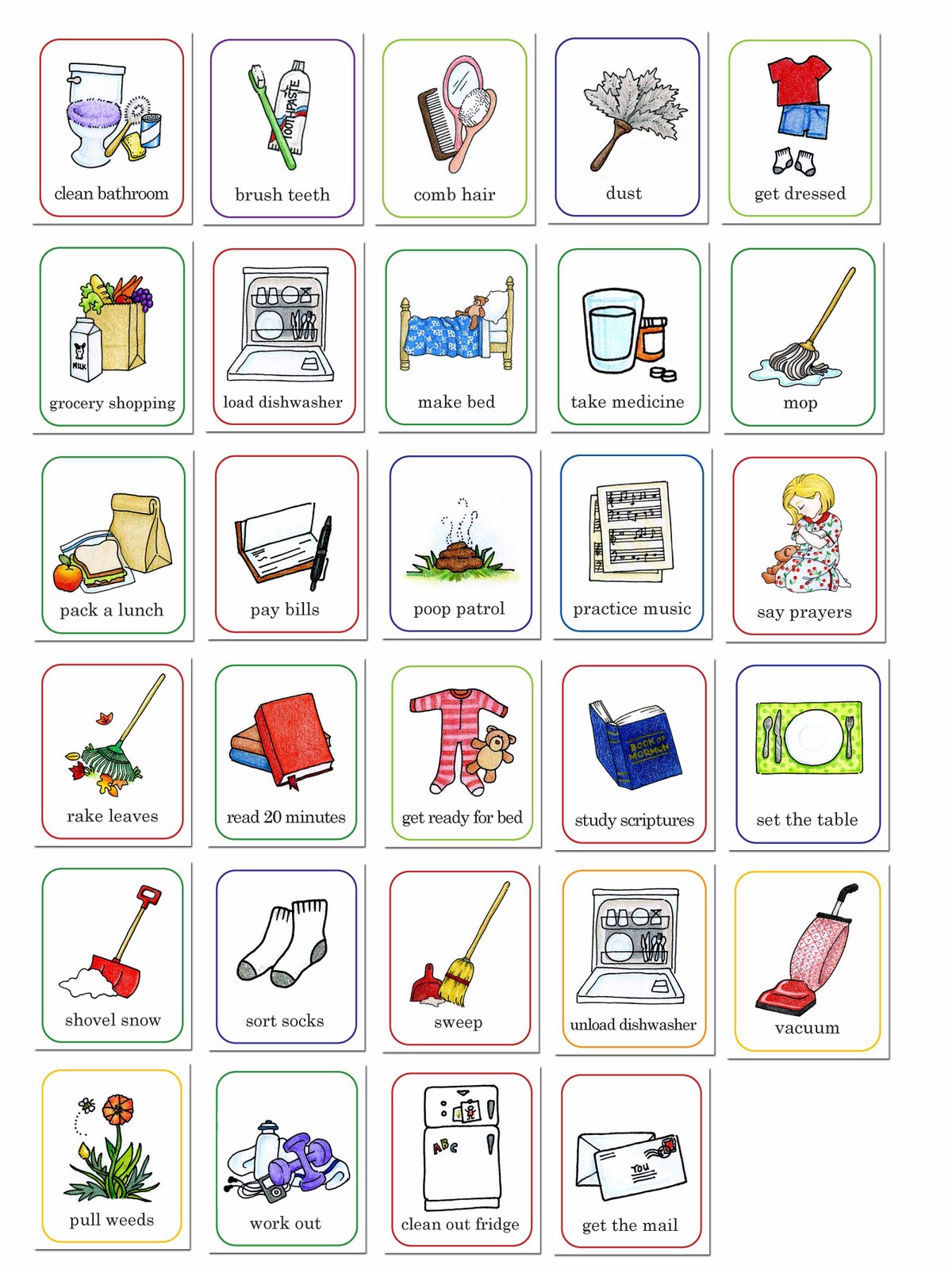 clipart household chores - photo #45