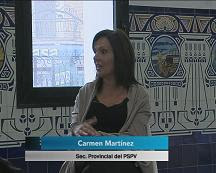 Entrevista a Carmen Martínez, secretaria provincial del PSPV de Valencia