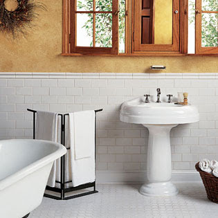 tile bathroom tiles subway octagon vinyl dot flooring
