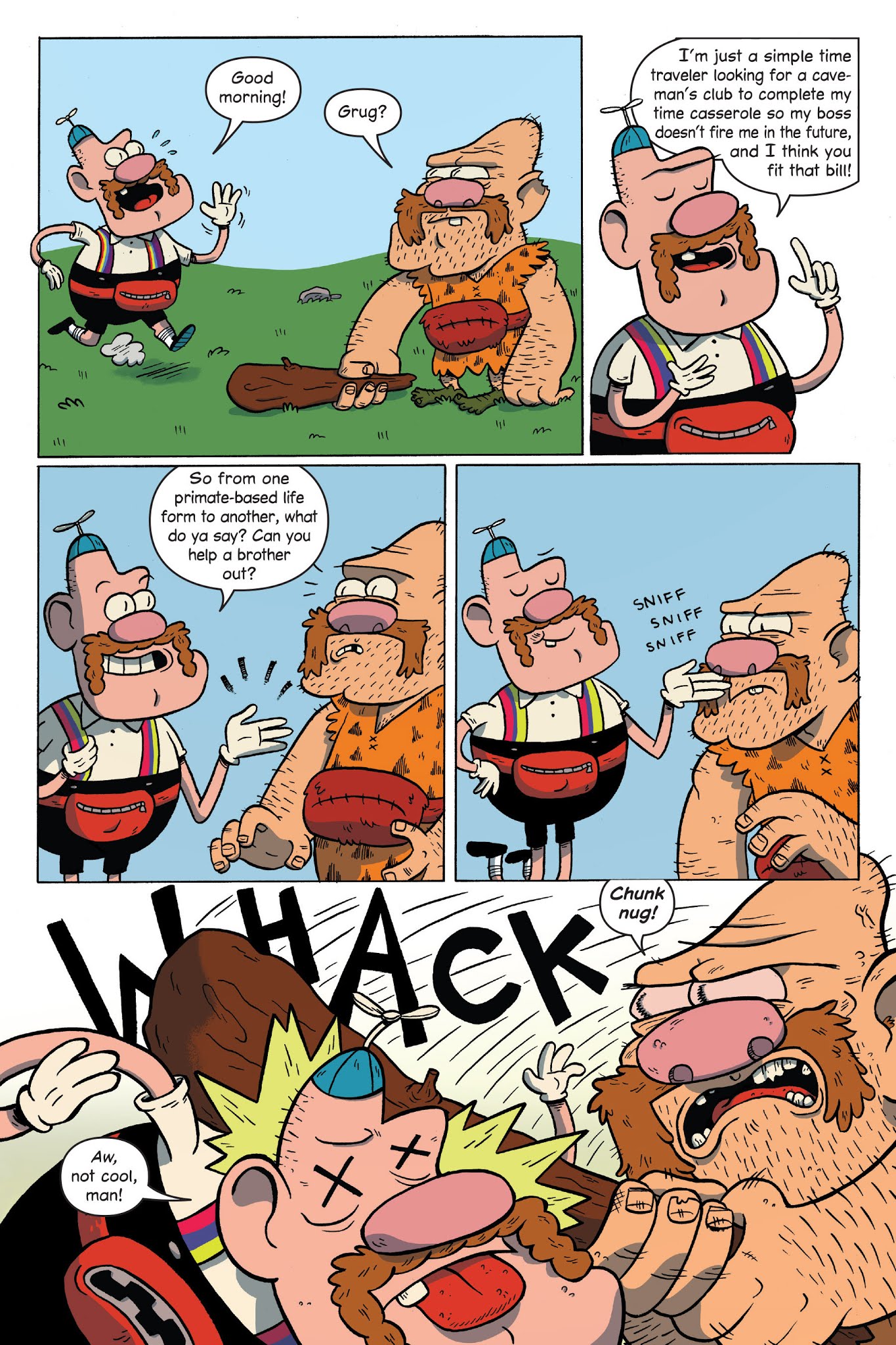 Read online Uncle Grandpa and the Time Casserole comic -  Issue # TPB - 99