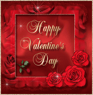 Valentine Greetings with Roses