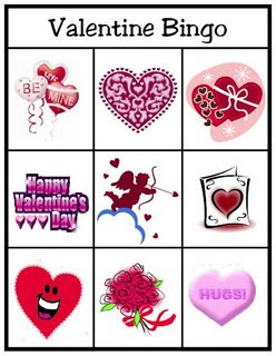 Valentines Bingo Game Fun