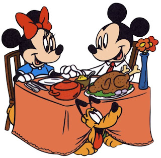 Mickey Minnie Thanksgiving Dinner Wallpaper
