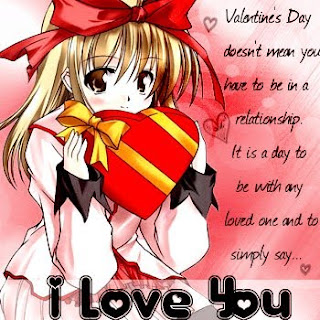 Anime Valentine Cards
