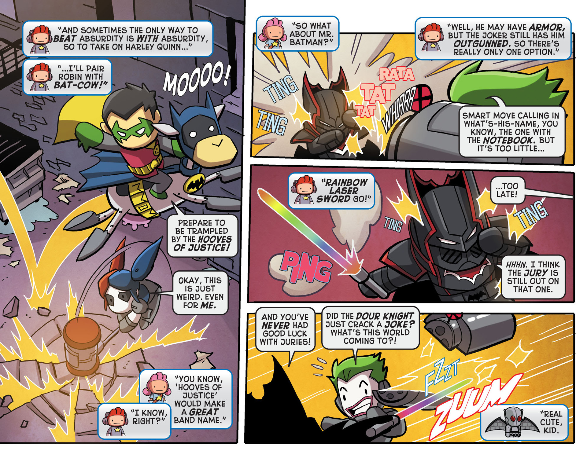 Read online Scribblenauts Unmasked: A Crisis of Imagination comic -  Issue #2 - 7