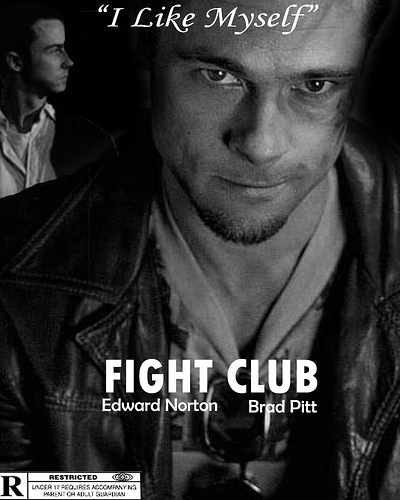 Carlos Beltran: brad pitt fight club poster