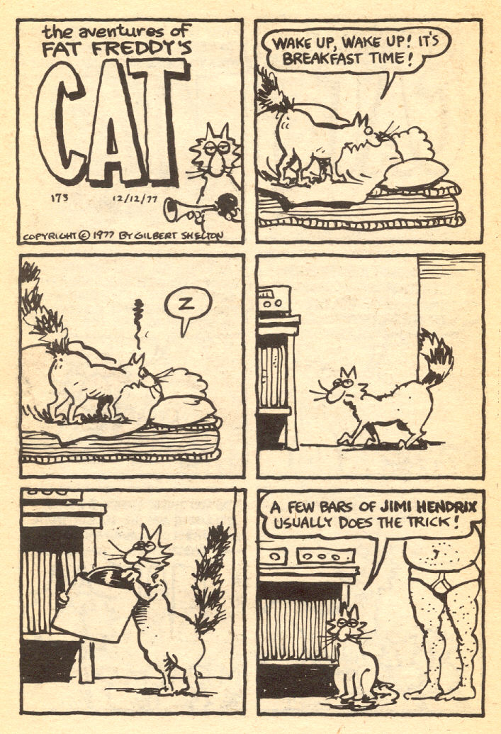 Read online Adventures of Fat Freddy's Cat comic -  Issue #4 - 26