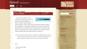 Gravel Blogger Template | Grunge Theme