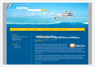 Sailing Blogger Template