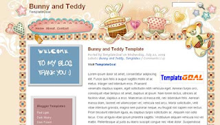 Anime Template : Bunny and Teddy