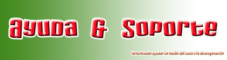 Ayuda & Soporte