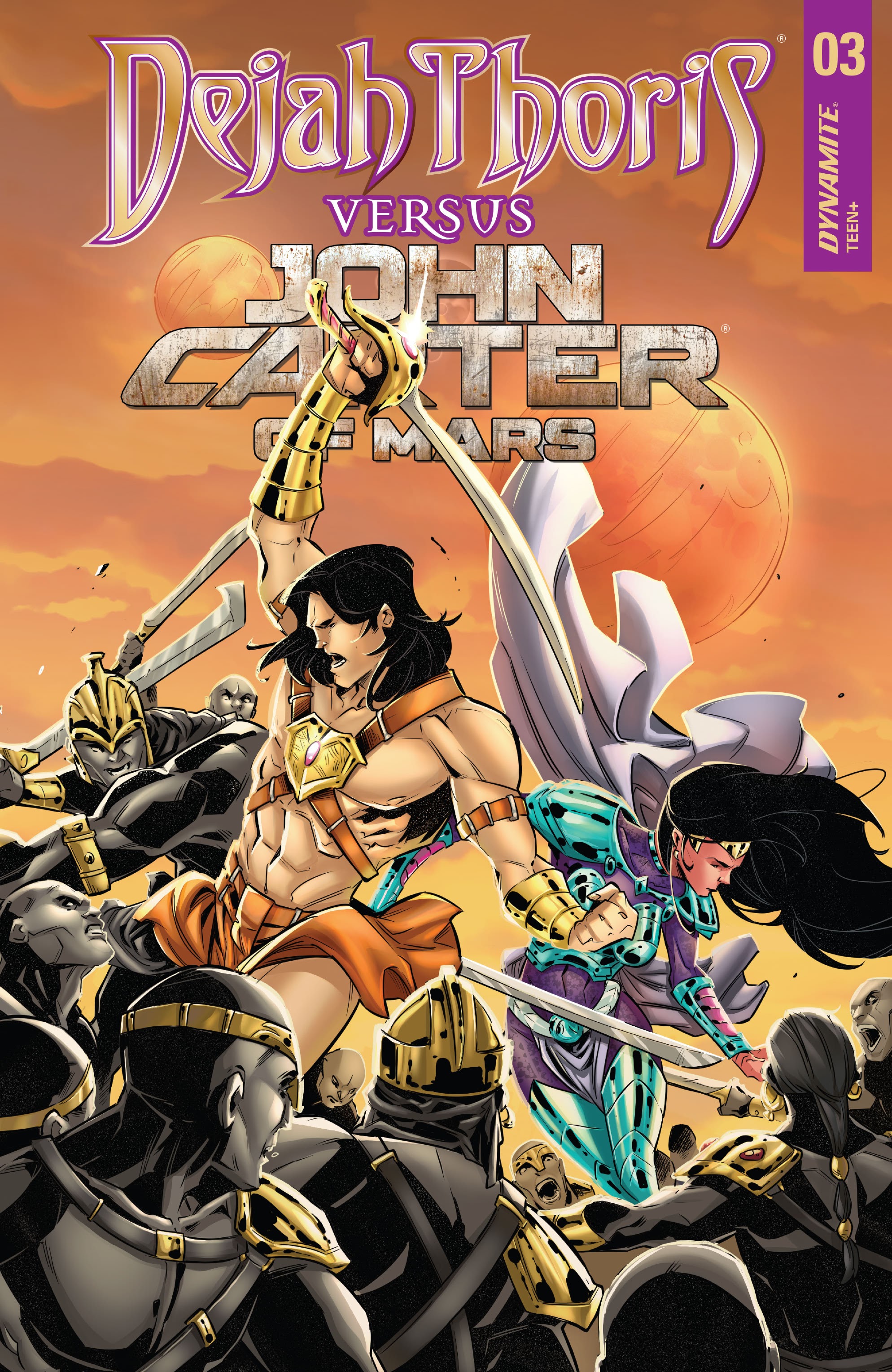 Read online Dejah Thoris vs. John Carter of Mars comic -  Issue #3 - 3