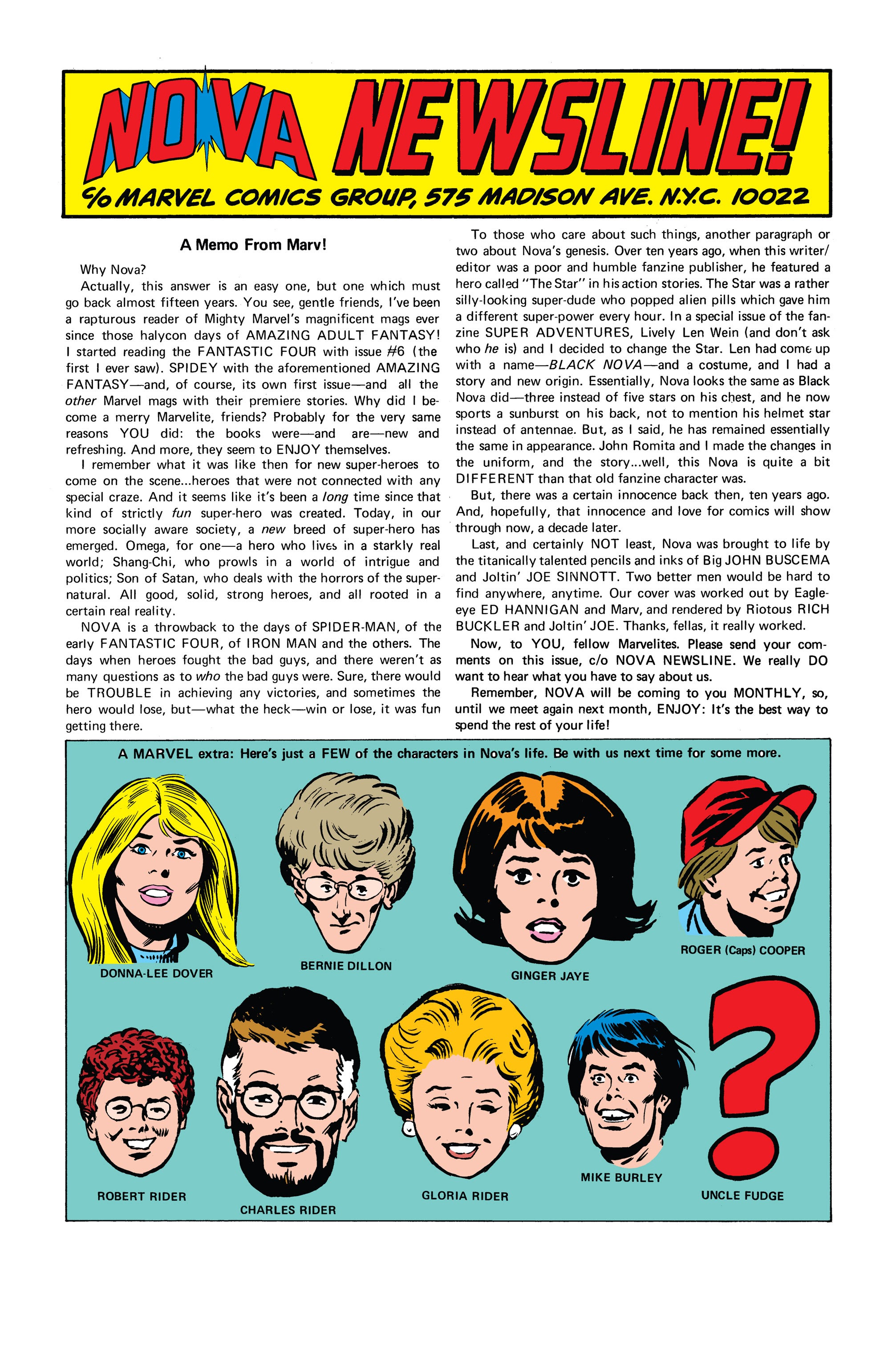 Read online Nova (1976) comic -  Issue #1 - 19