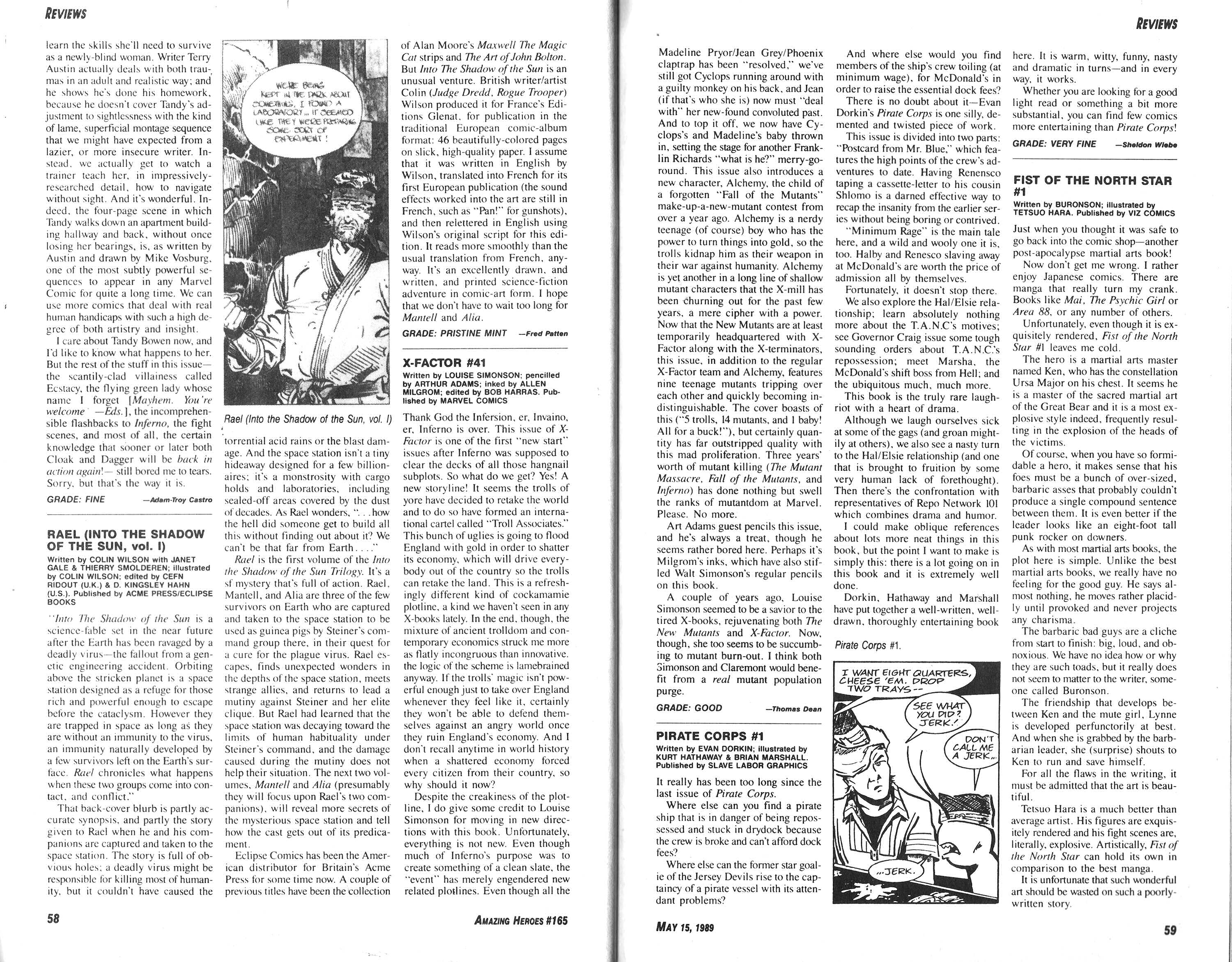 Read online Amazing Heroes comic -  Issue #165 - 30
