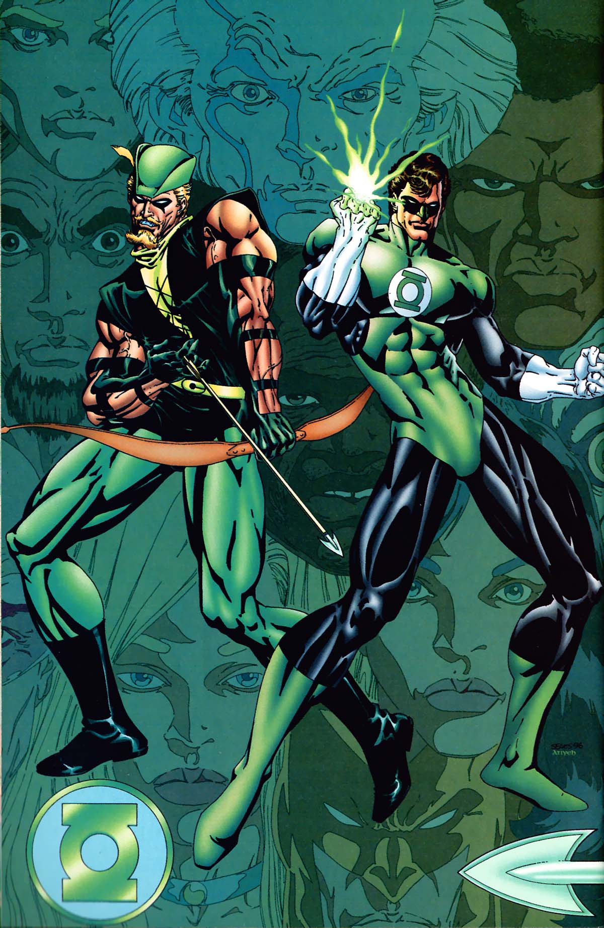 Read online Green Lantern Gallery comic -  Issue # Full - 25
