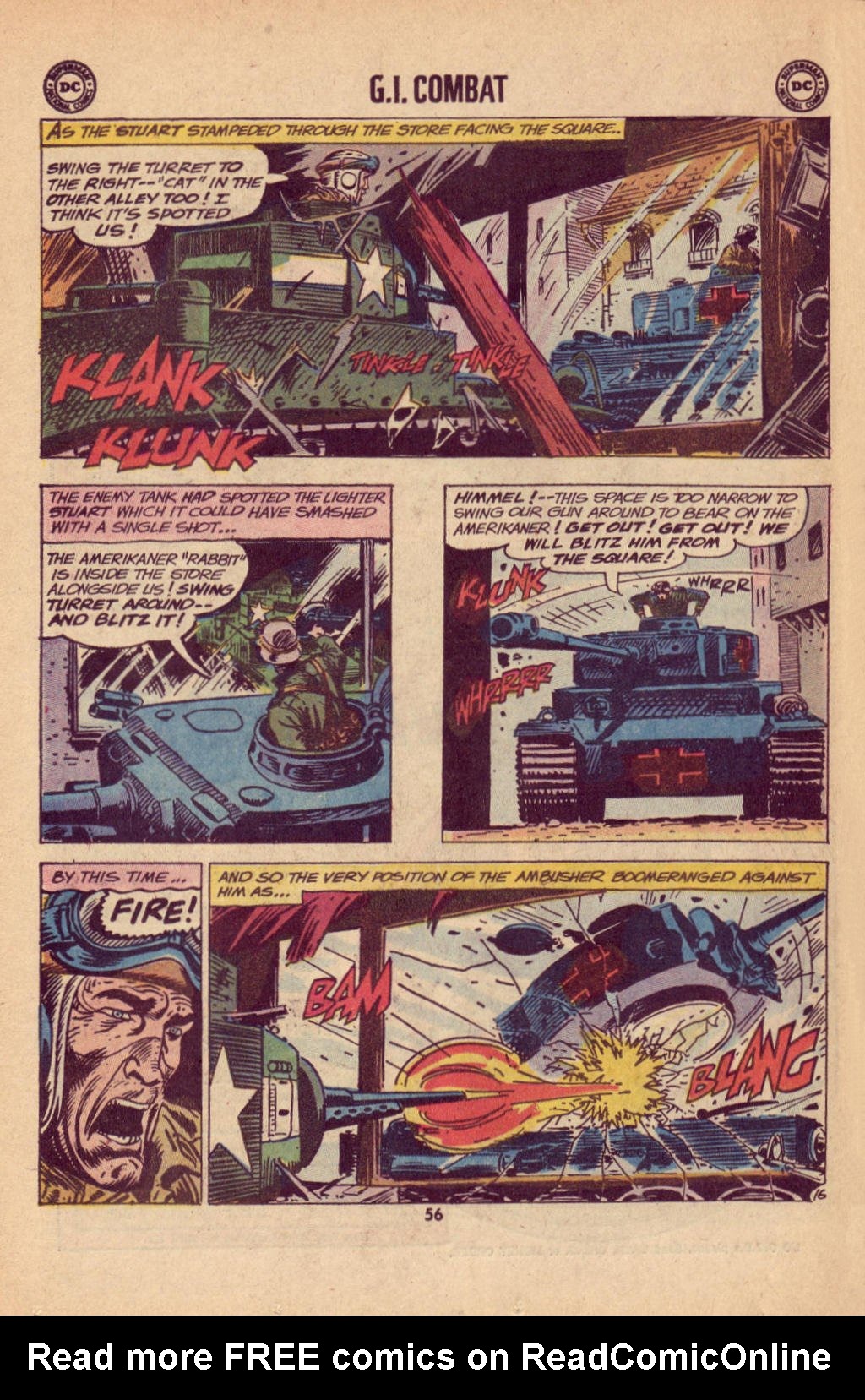 Read online G.I. Combat (1952) comic -  Issue #148 - 58