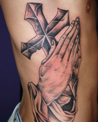 The praying hands tattoos are one of the most beautiful tattoos a person can