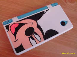 Blue Dsi with a Mikey mouse case