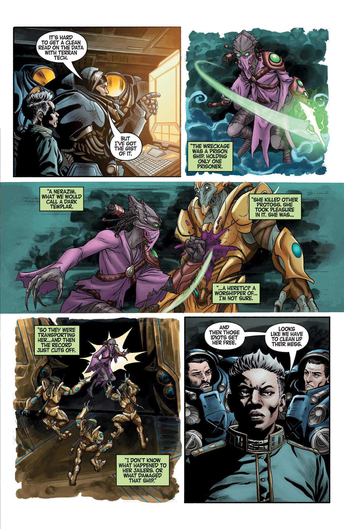 Read online StarCraft: Scavengers comic -  Issue #3 - 12