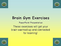 BRAIN GYM EXERCISES