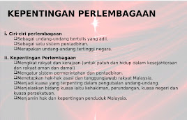 KEPENTINGAN PERLEMBAGAAN MALAYSIA