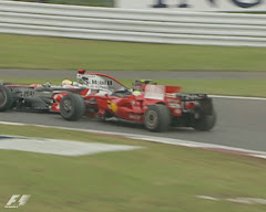 Massa choco a Hamilton