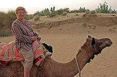 Camel ride in India