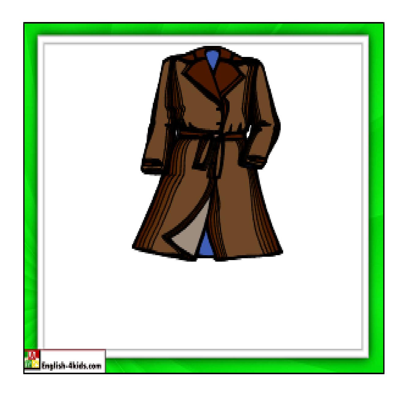 ENGLISH LESSONS Children Clothes and Colors Exercise 2