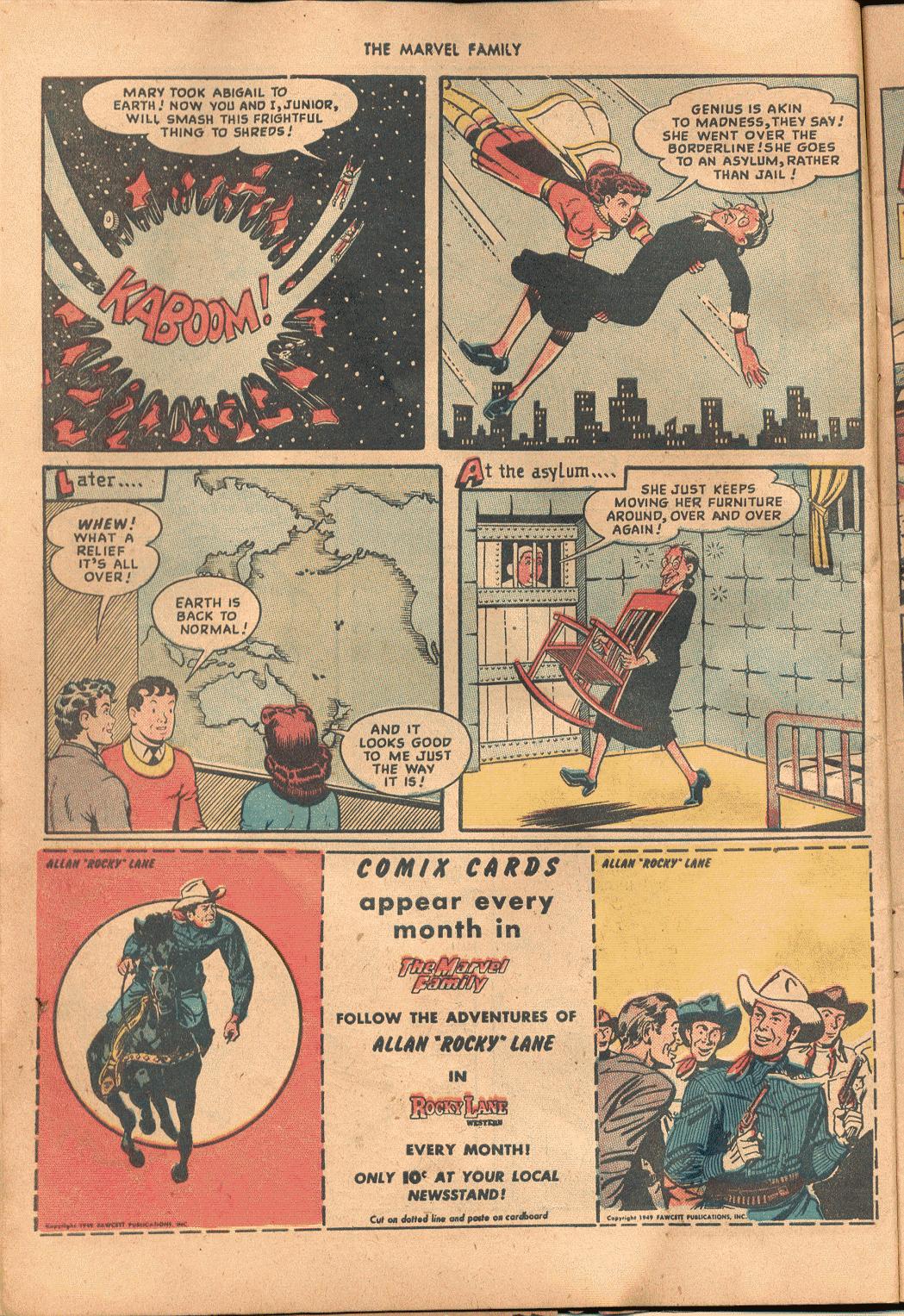 Read online The Marvel Family comic -  Issue #37 - 14