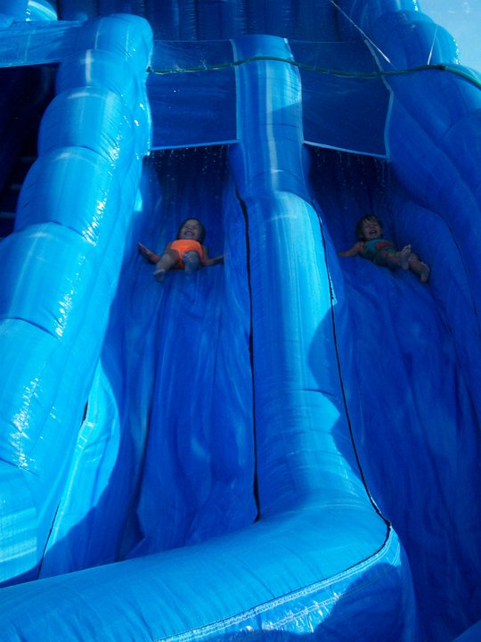 tallest inflatable water slide