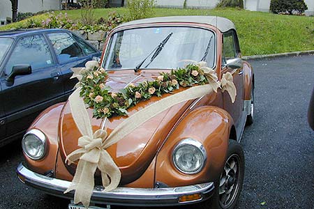 It is because of the popularity of the wedding car decorations 