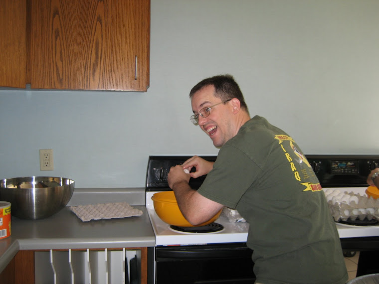 4th of July waffle and egg making!!