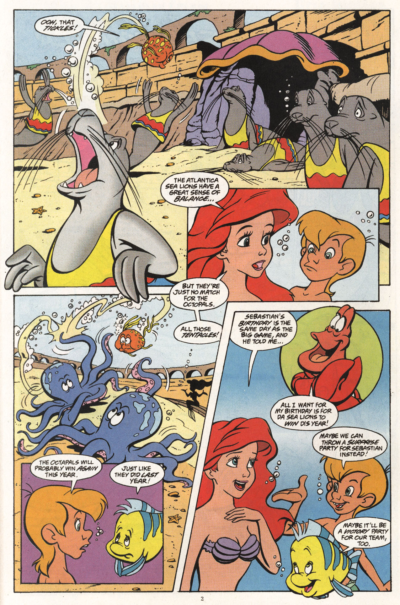 Read online Disney's The Little Mermaid comic -  Issue #10 - 4