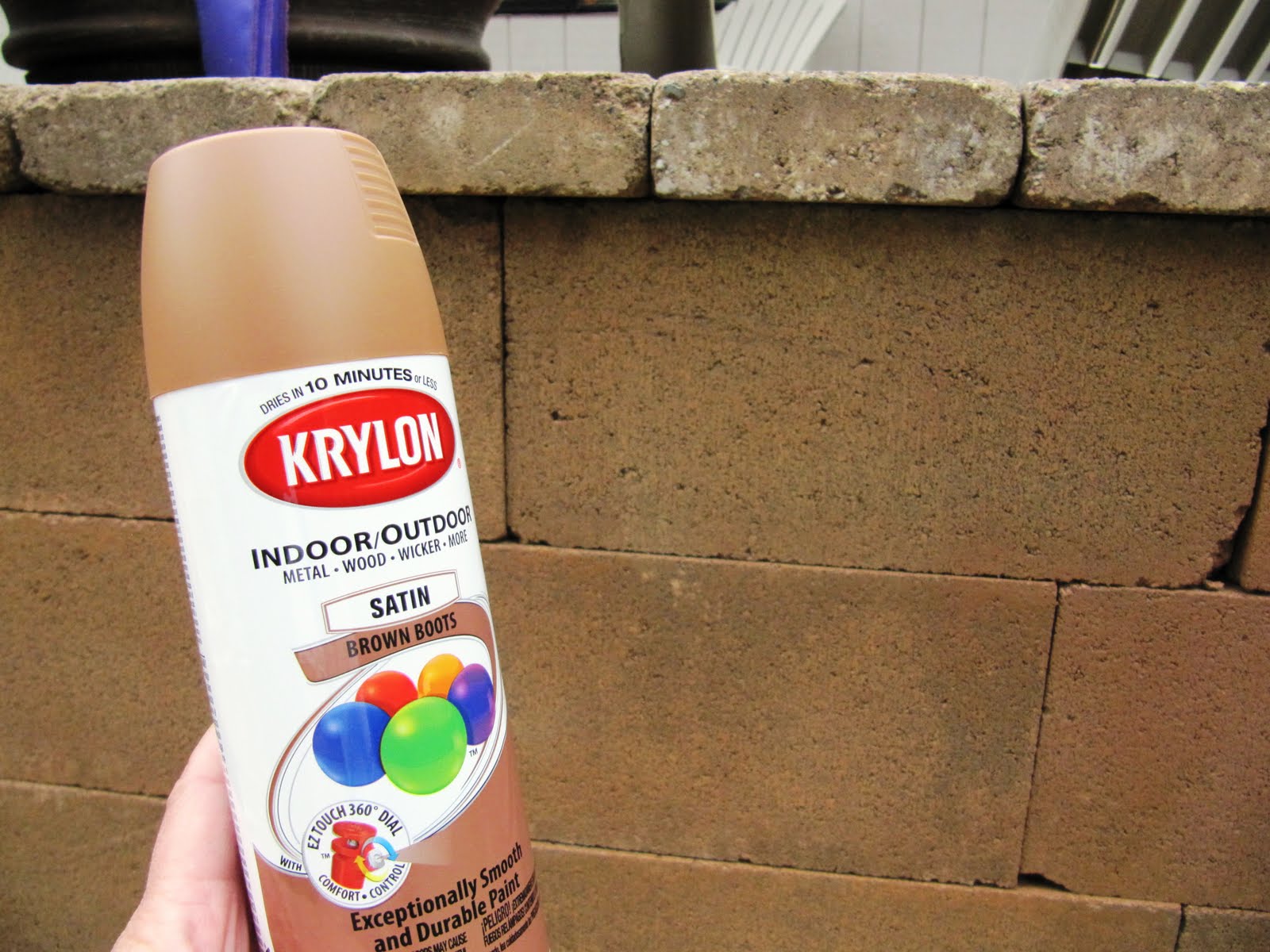 LQ Designs Concrete wall makeover