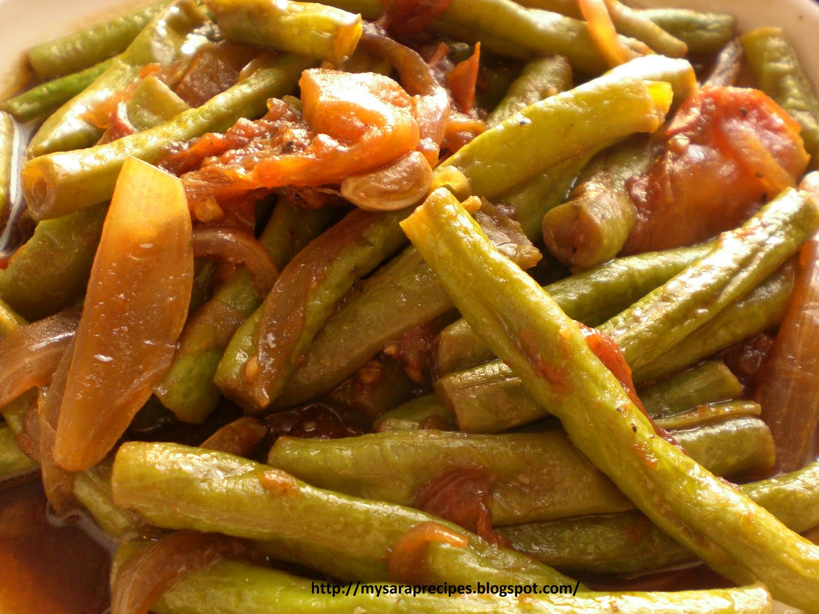 Sarap Recipes Easy String Beans Adobo ( Adobong Sitaw)