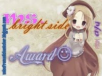 Little Miss Bright Side Award