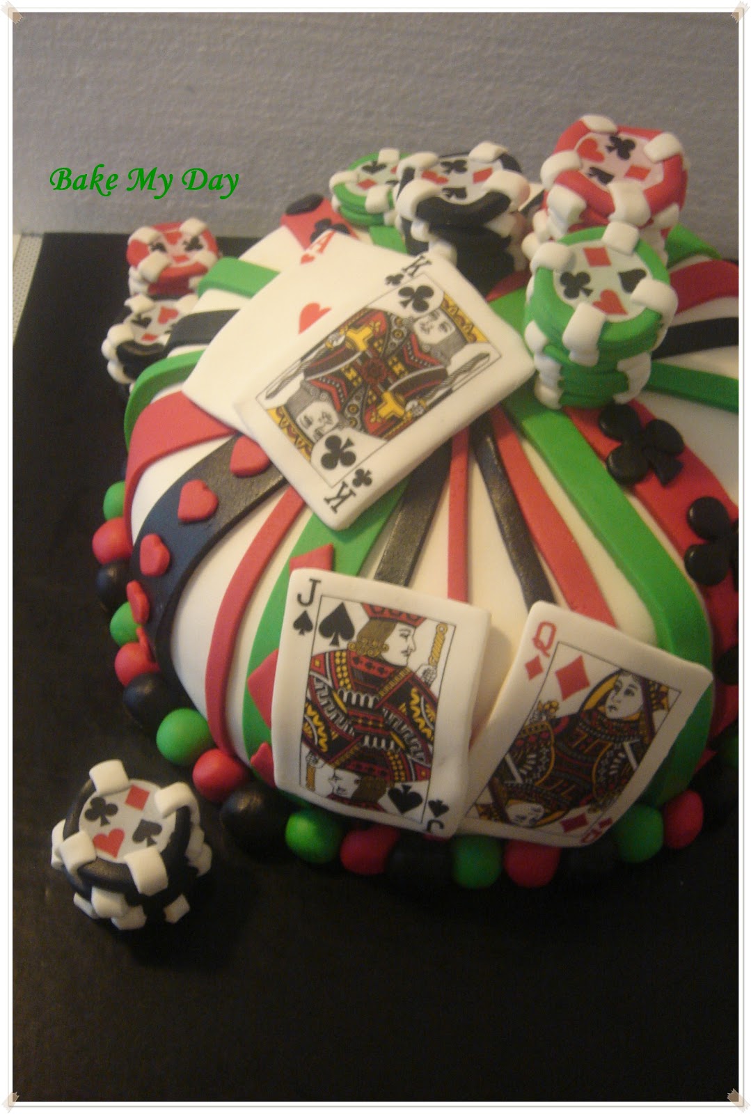 Bake My Day İskambil Kağıtlı Pasta