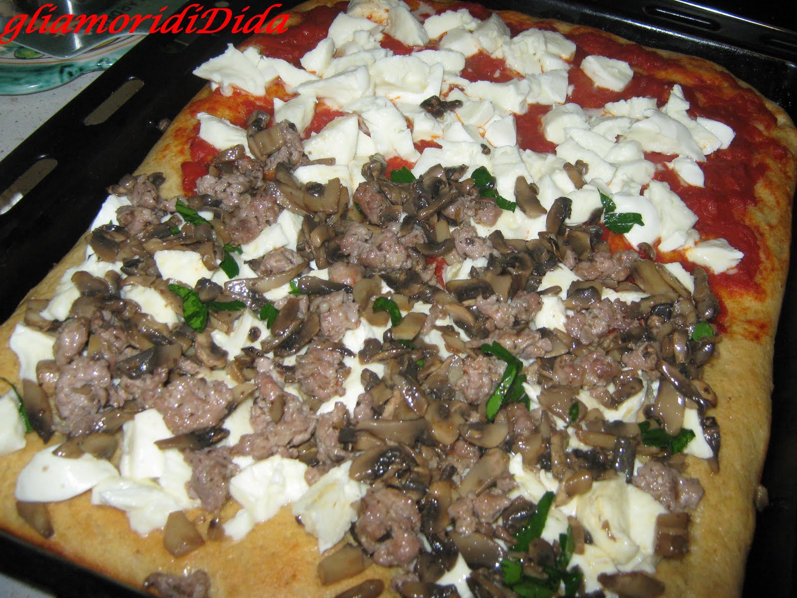 gliamorididida PIZZA DI KAMUT!