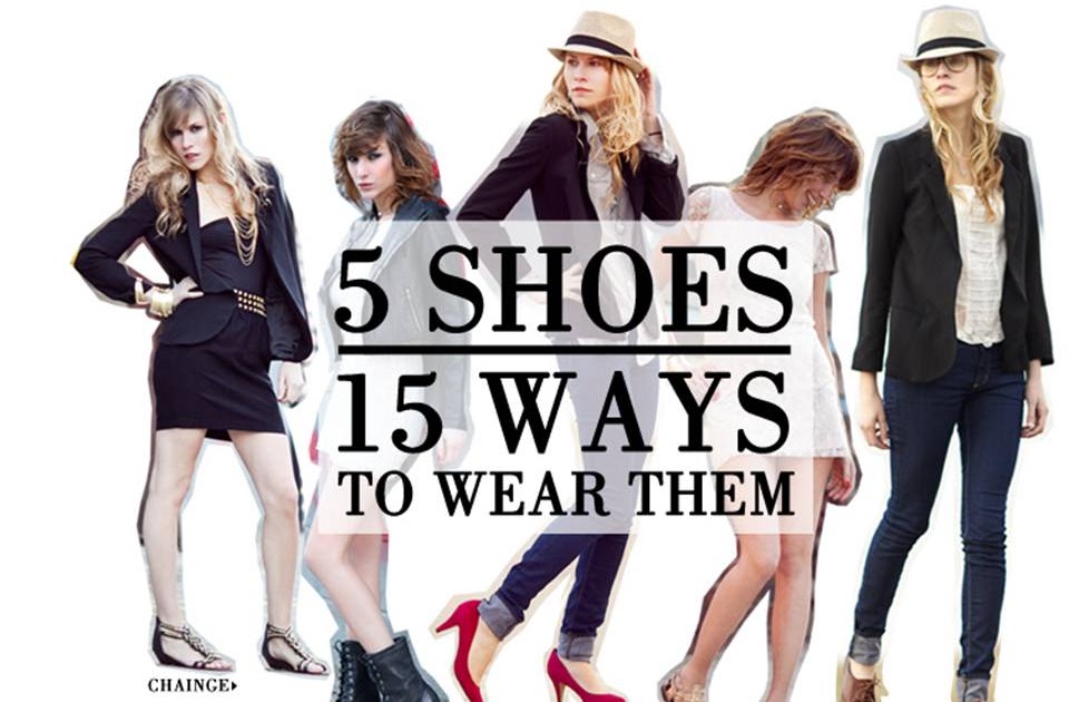 Aunt Carla: Fashion Finds: 5 Shoes, 15 Ways To Wear Them!