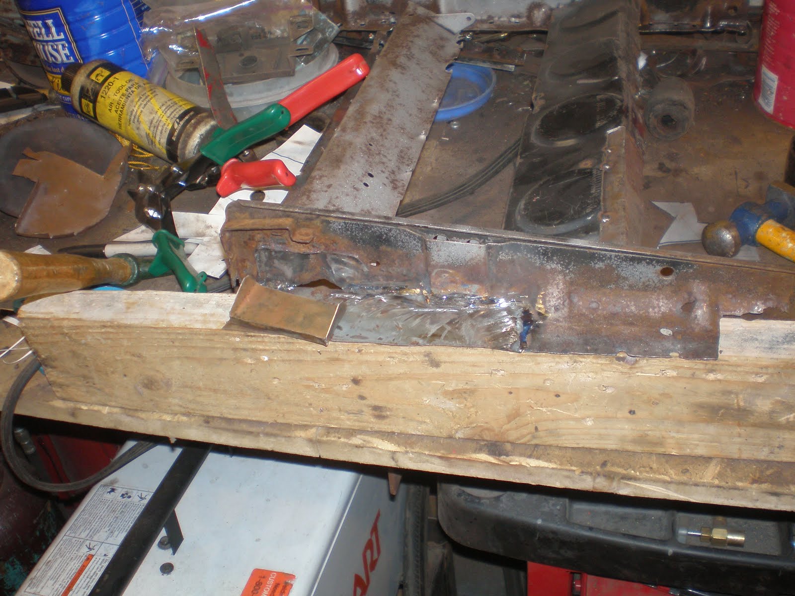 1974 Karmann Ghia Convertible Seat Track Repair