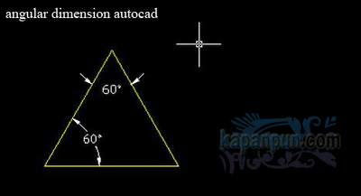 Xploring your Mind: Membuat Angular Dimension di AutoCaD