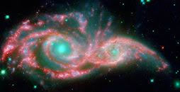 Two Colliding Galaxies