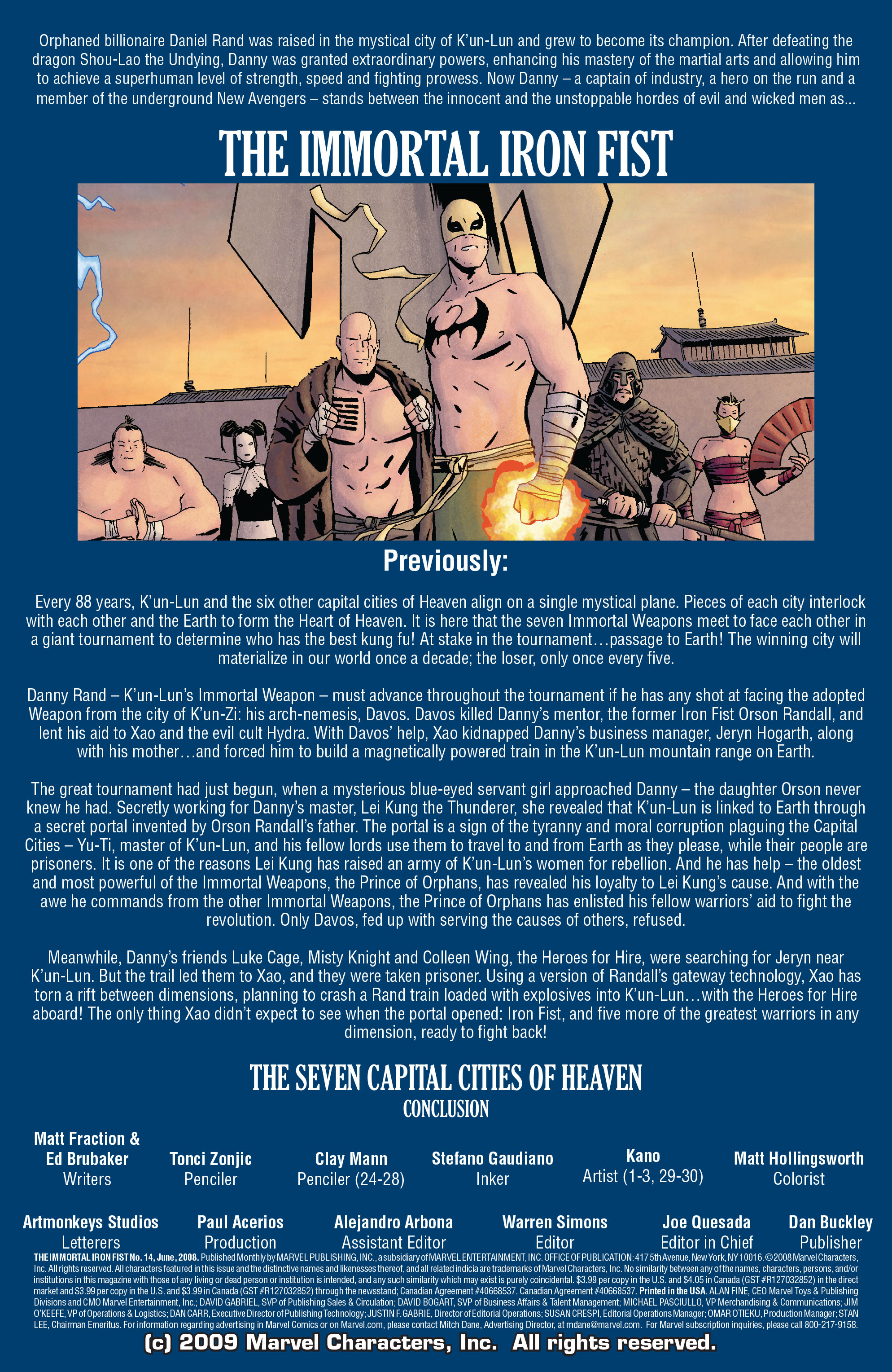 Read online The Immortal Iron Fist comic -  Issue #14 - 2