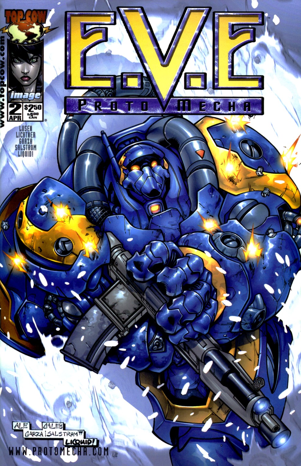 Read online E.V.E. ProtoMecha comic -  Issue #2 - 1