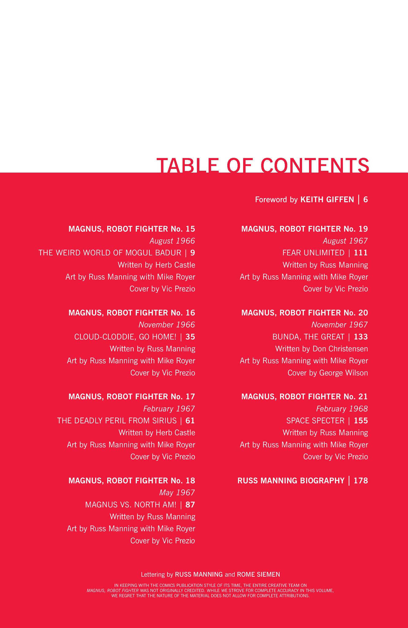 Read online Magnus, Robot Fighter Archives comic -  Issue # TPB 3 (Part 1) - 7