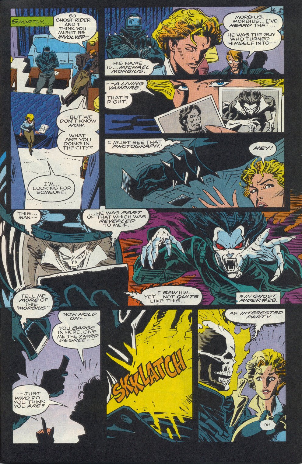 Read online Morbius: The Living Vampire (1992) comic -  Issue #1 - 9